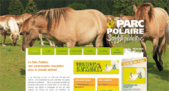 Desktop Screenshot of parcpolaire.com